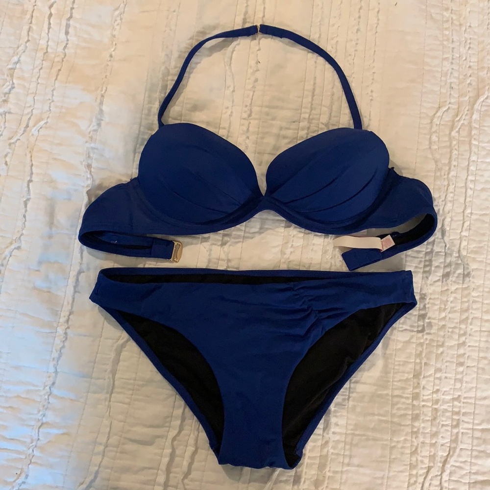 Victoria's Secret blue swim suit